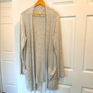 Jessica Simpson Cozy Cream Open-Front Sweater